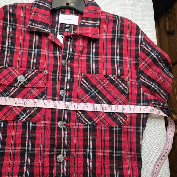 NWT Current/Elliott The Jumpsuit Dress Red Tar Plaid Size 2 (M) - Picture 9 of 14